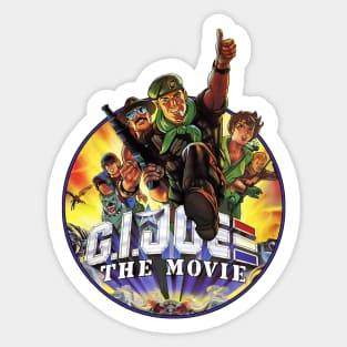 GI Joe: The Movie! 1986 Sticker